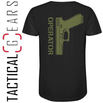 TACTICAL DEFENSE SYSTEM SEMINAR MEN´S T-SHIRT TDS OPERATOR SCHWARZ